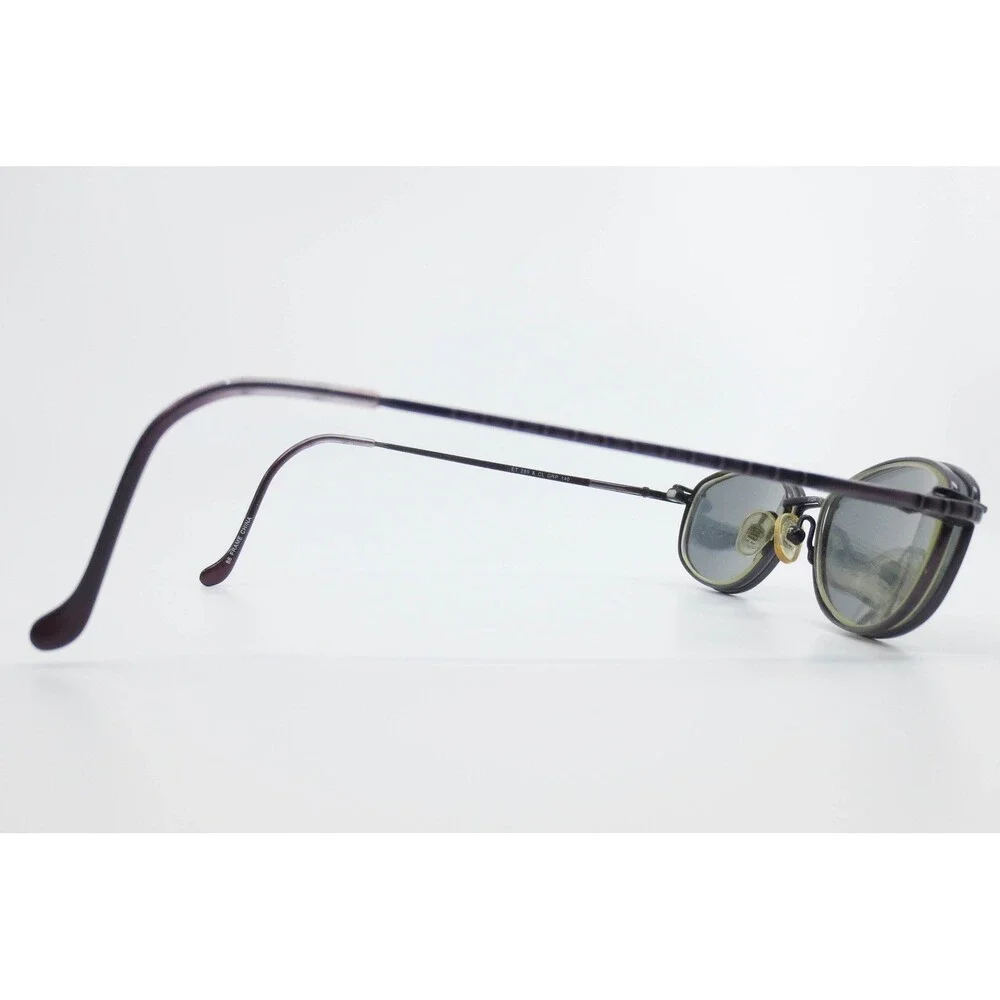 Ellen Tracy ET 289 GRP Purple Oval Metal Eyeglass Frames 48-18-140 Grape Tinted